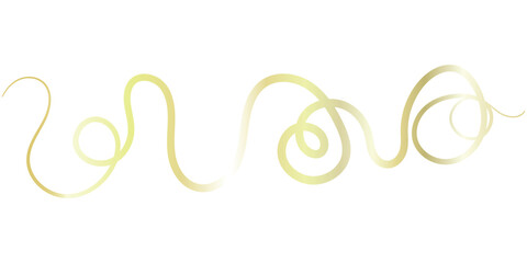 Elegant Gold Swirl Design for Luxury Branding.This image features a sophisticated gold swirl design against a white background.