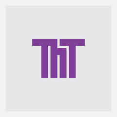 MT Monogram: Bold purple letters on light gray background. Clean geometric letterform creates instant brand recognition. Perfect for tech companies, marketing agencies, or modern startups.