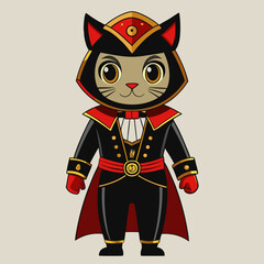 black cat with a big smile