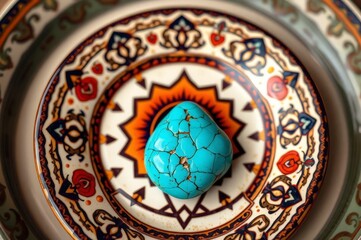 Mexican Turquoise Stone Display