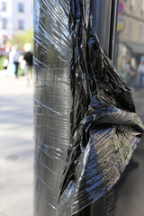 Bâche de couverture noire