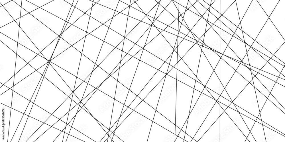 Poster abstract line background. abstract black lines with white background creative and geometric shape wi