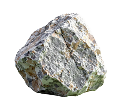 Geometric Diamond Cutout with Transparent Background