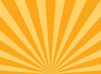 Sun icon in flat style. Sunrise vector illustration on isolated background. Sunset sign business concept.