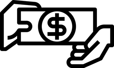 money transfer illustration on a white background     
