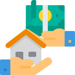 mortgage (2) illustration on a white background     