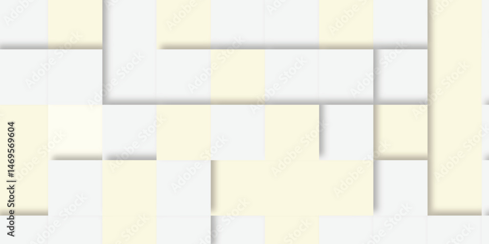 Aufkleber modern soft tile smooth light white geometric pattern with gray lines and shadows creating a modern 