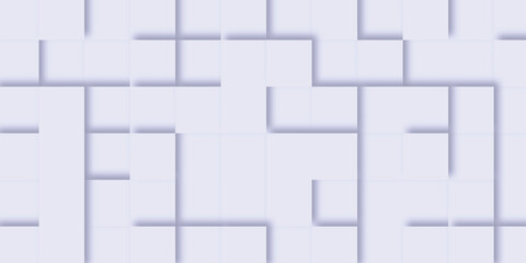 modern soft tile smooth light white geometric pattern with gray lines and shadows creating a modern abstract design effect look