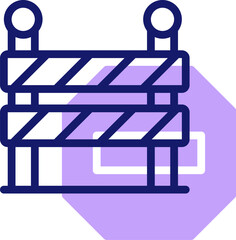 no entry illustration on a white background     