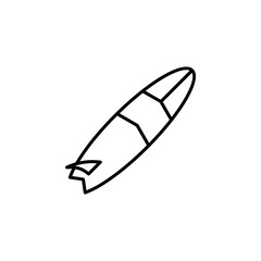 surfing, surfboard, ocean sport icon