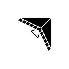 hang gliding, hang glider icon