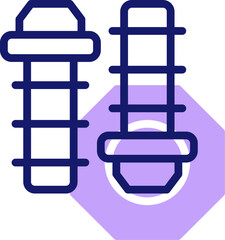 nut illustration on a white background     