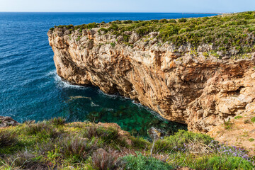Natural reserve of Capo Rama Terrasini, Sicily, Italy