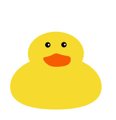 duck for swimming on a white background,