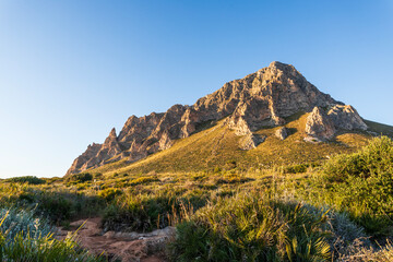 Sunset at Monte Cofano natural reserve, Sicily, Italy