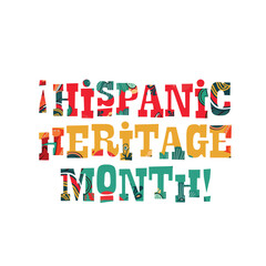 Hispanic Heritage Month Type