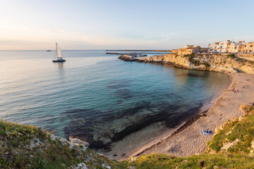Sunset in Terrasini, Sicily, Italy