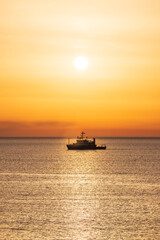 Sunset in Terrasini, Sicily, Italy
