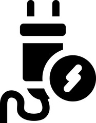 plug illustration on a white background     