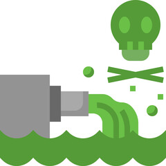 pollution (2) illustration on a white background     