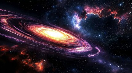 The enchanting glow of a night sky filled with iridescent hues.