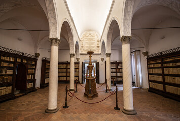 Monte Oliveto Maggiore Abbey in Tuscany, Italy