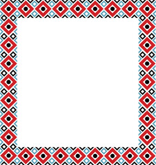 Geometric Ethnic Frame