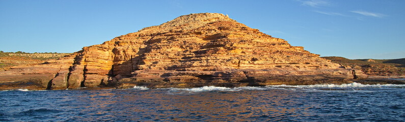 Rock formation at Pot Alley Gorge in Kalbarri National Park, Western Australia, Australia
