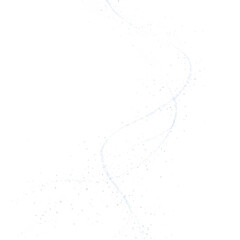 Sparkling Silver Dust Trails Swirling on Black Background Elegant Design Element for Festive Projects