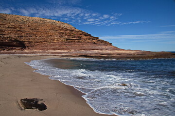 Coast at Pot Alley Gorge in Kalbarri National Park, Western Australia, Australia
