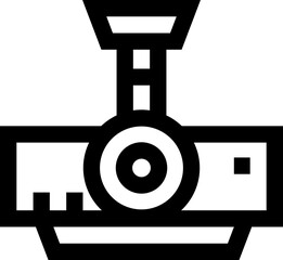 projector illustration on a white background     