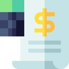 purchasing illustration on a white background     