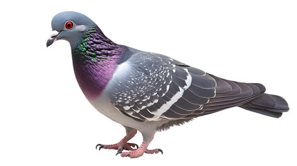 Fototapeta premium Beautiful Pigeon Isolated on Transparent Background for Graphic Design Projects