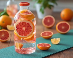 Refreshing citrus infused water
