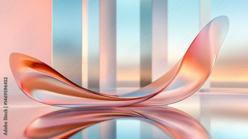 Poster minimalistic blurred bokeh with neutral color tones for a sophisticated abstract design