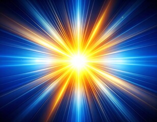 Obraz premium Light Burst or Energy Explosion on Dark Background