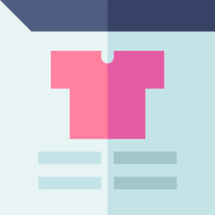review illustration on a white background    