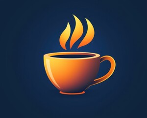 Hot cup of coffee