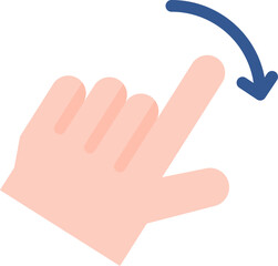 rotate illustration on a white background     