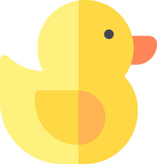rubber duck illustration on a white background     
