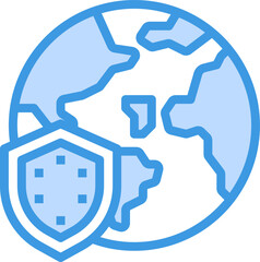 Obraz premium save the world illustration on a white background 