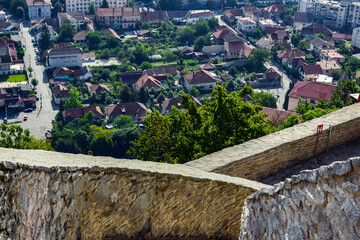 view from the top of the hill