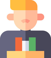 staff illustration on a white background     