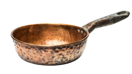 Professional Copped Pan Isolated on Transparent Background for Cooking Ads and Culinary Designs