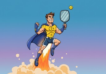 Pickleball Powerhouse AI Generated