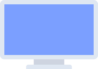 television illustration on a white background     