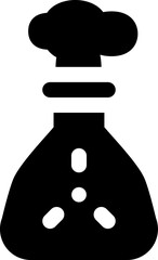 test tube illustration on a white background     