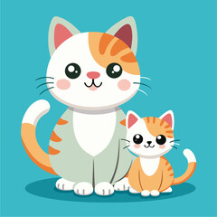 happy cute cat