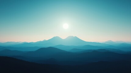 Fototapeta premium Majestic Mountain Range