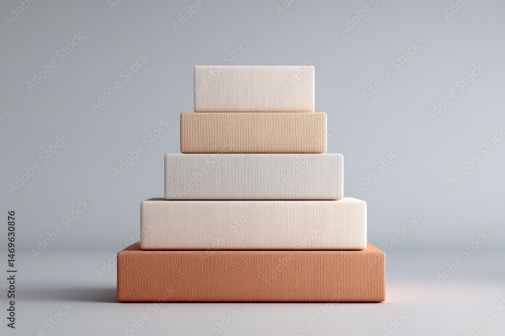 Aufkleber capture clean image of stack of legendary music albums arranged in minimalistic design emphasizing t